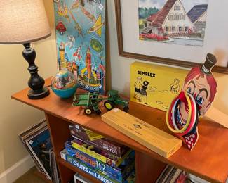 Vintage games and toys