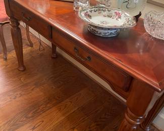 Mahogany sofa table / desk