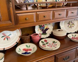 Collection of Blue Ridge dinnerware 