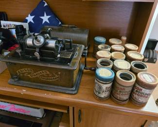 1898 EDISON Standard PHONOGRAPH. Good Condition!
