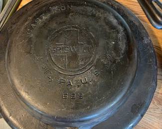 Griswold cast iron pan.