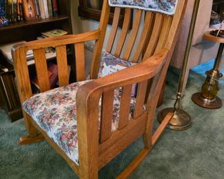 Antique rocking chair.