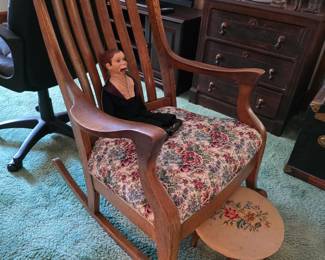 Antique rocking chair!