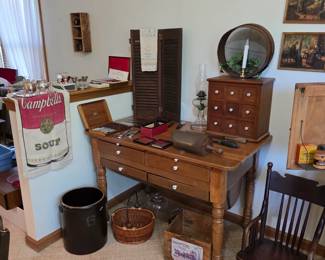 Antique bakers table.