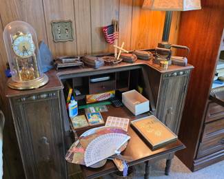 Antique secretary desk.