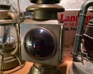 SOLAR 1130C SQUARE BRASS TAIL LAMP PACKARD PIERCE ARROW LOCOMOBILE MODEL T FORD