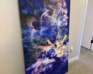 15 LargeGalaxyWallArtonCanvas41x72CosmicScene