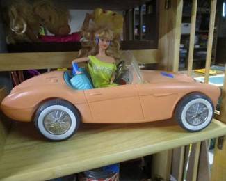 Vintage 60's Barbie's Austin Healey
