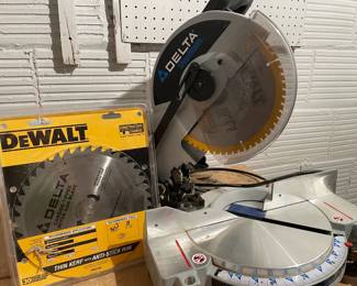 DELTA  Radial Saw & DeWalt Replacement Blades