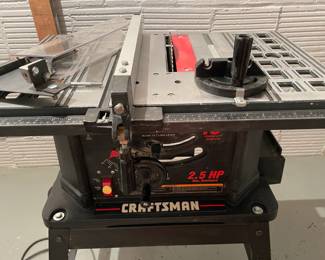 Craftsman 2.5 hp Bench Saw--Nice!