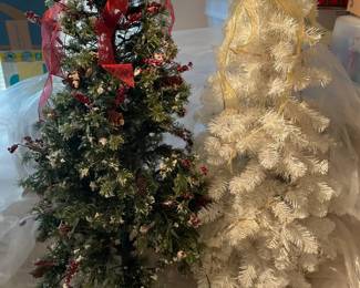 Lighted Christmas Trees