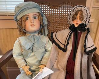 Fancy Foreign Dolls w/Papers & Provenance