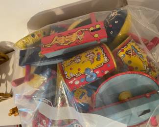 Vintage Tin Noise Makers