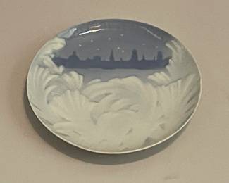 Bing & Grondahl Plate #1! Frosted Window? No Chips, No Cracks, Yes Awesome!!