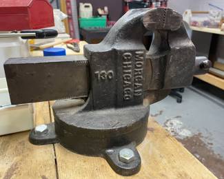 Heavy Duty, Bench Vise -- "Morgan Chicago"