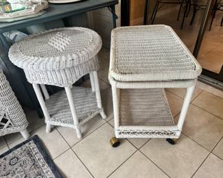 Wicker Side Tables