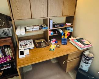 Desk, Office Supplies