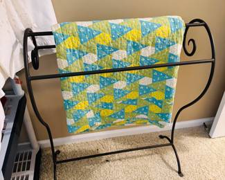 Cast Metal Blanket Rack