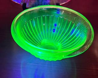 Uranium Glass Bowl