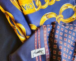 Genuine Yves St. Lauren, promotional Chanel scarf from perfume campaign