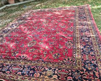 Rug for making into pillows and carpet bags.