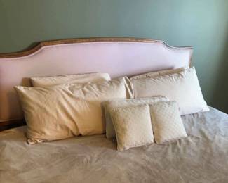 Upholstered Wood King Headboard