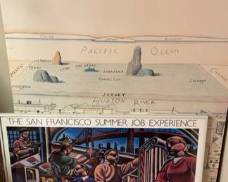 Foamcore Backed New Yorker Poster And Framed Print
