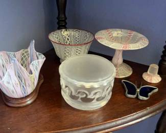 Murano, Lalique Glass Lot
