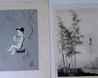 Two Vintage Japanese Posters