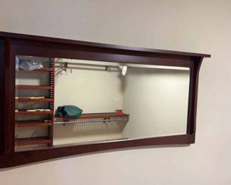 Brentwood Dark Wood Mirror