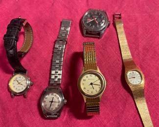 A Mix Of Watches For Repair Valentino Seiko Timex Geneva