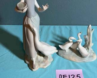 Swan Scene Figurines