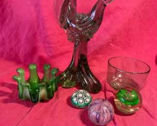 Murano Style Handmade Glass Bird And More