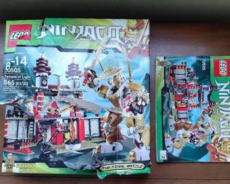 Ninjago Lego Set Partially Assembled