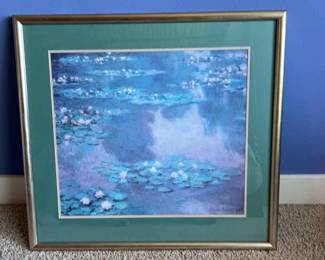 Monet Water Lillies Print