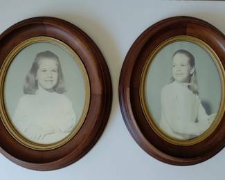 Pair Of Vintage Oval Frames