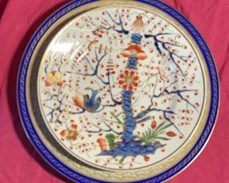 12 Blue Ovingtons Dinner Plates And 4 English Crown Dessert Plates