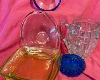 Duncan Miller Block Glass Bergdala Swedish Bowl