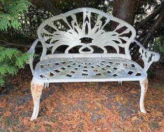 Outdoor Metal Bench
