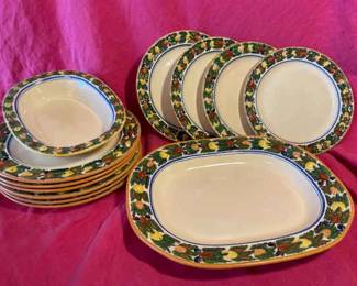 Royal Adams Hand Painted Titan Ware Set