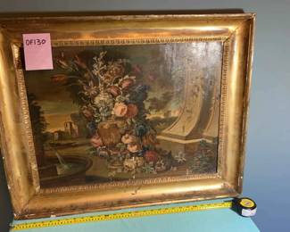 Framed Oil Painting On Wood
