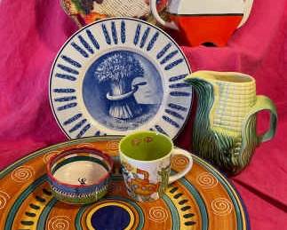 Colorful Mix Of Ceramics