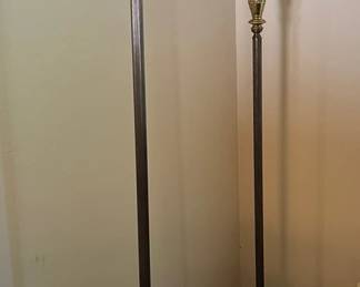 Pair Of Coordinating Vintage Torchiere Lamps