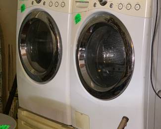 LG front washer and dryer