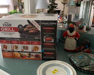 Check out the Ninja Foodi GRILL. Also, many vintage kitchen items to see!