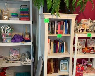 Each shelf has an item that you know you can't live without. Get ready to peruse the bookshelves and find that item!