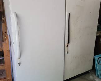 Upright freezers