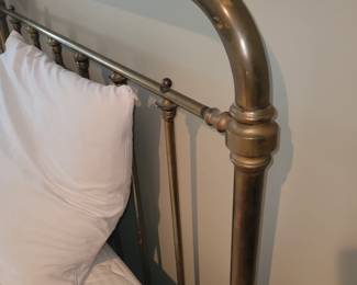 Antique Brass twin beds