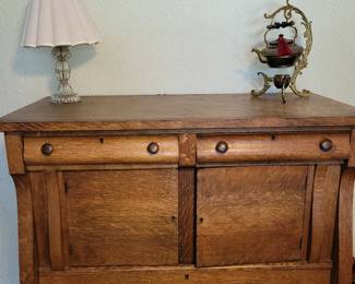 Primitive buffet cabinet