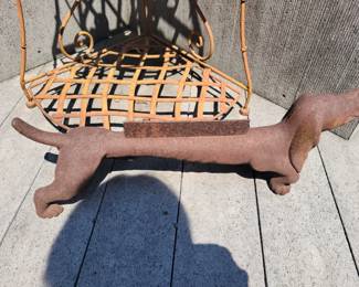 Antique shoe scraper